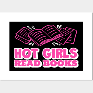 HOT Girls Read Books Lover Posters and Art